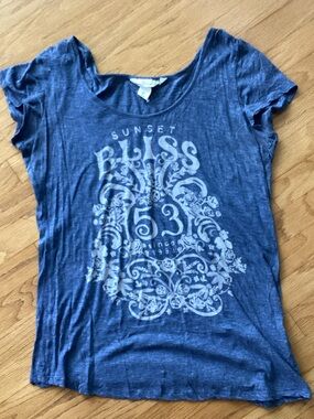 LOGG Grey Scoop Neck Tee